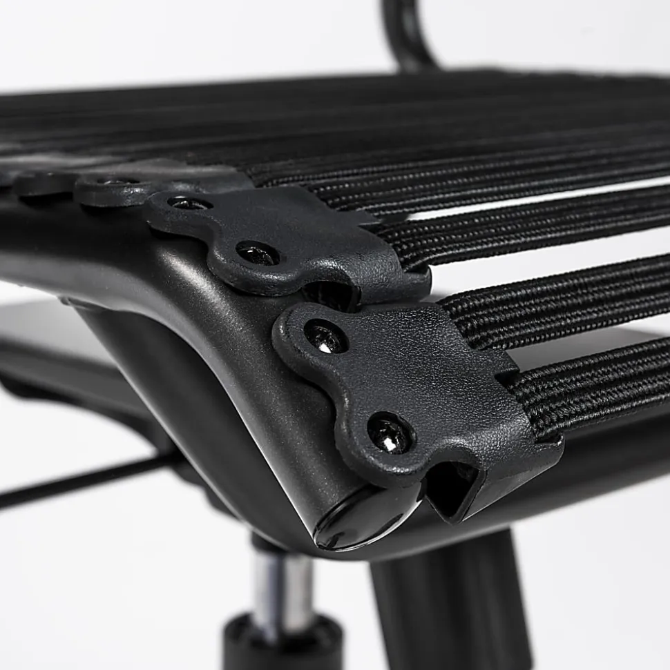 Eurostyle Allison Bungie High-Back Commercial Office Chair, Black/Graphite