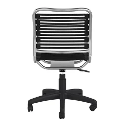 Eurostyle Allison Bungie Low-Back Commercial Office Chair, Black/Silver