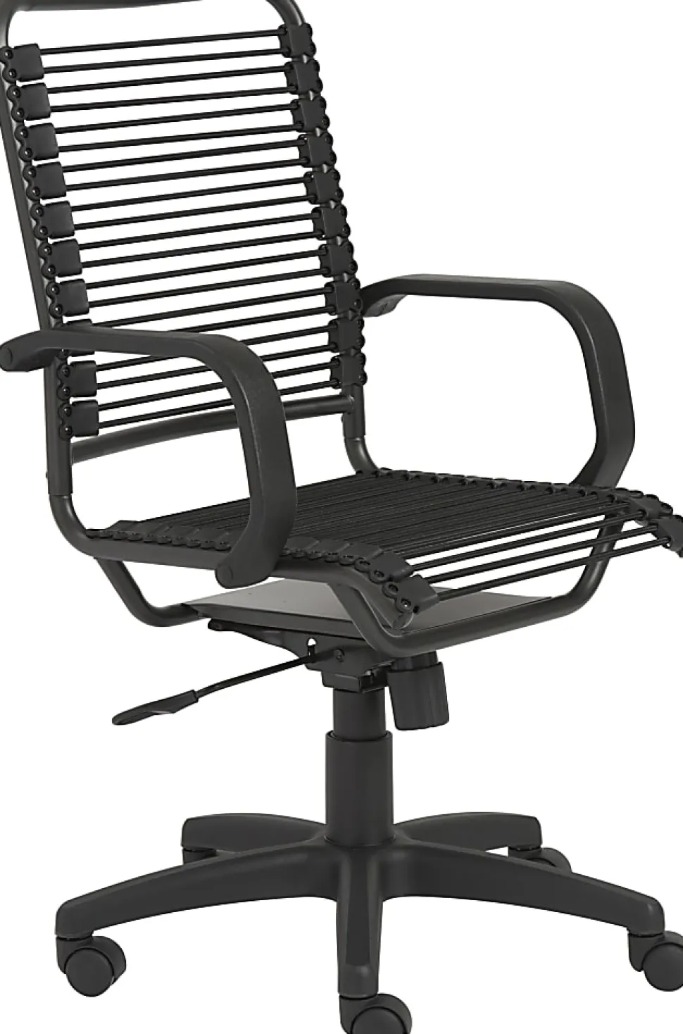 Eurostyle Bradley Bungie High-Back Commercial Office Chair, Black/Graphite