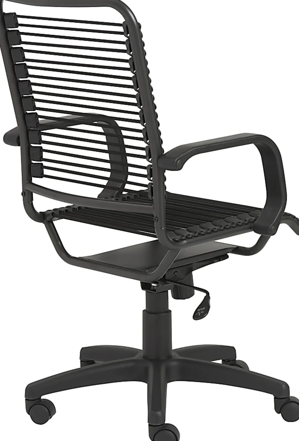 Eurostyle Bradley Bungie High-Back Commercial Office Chair, Black/Graphite