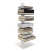 Eurostyle Sapiens 6-Shelf Bookcase, 38"H x 14”W x 14”D, White