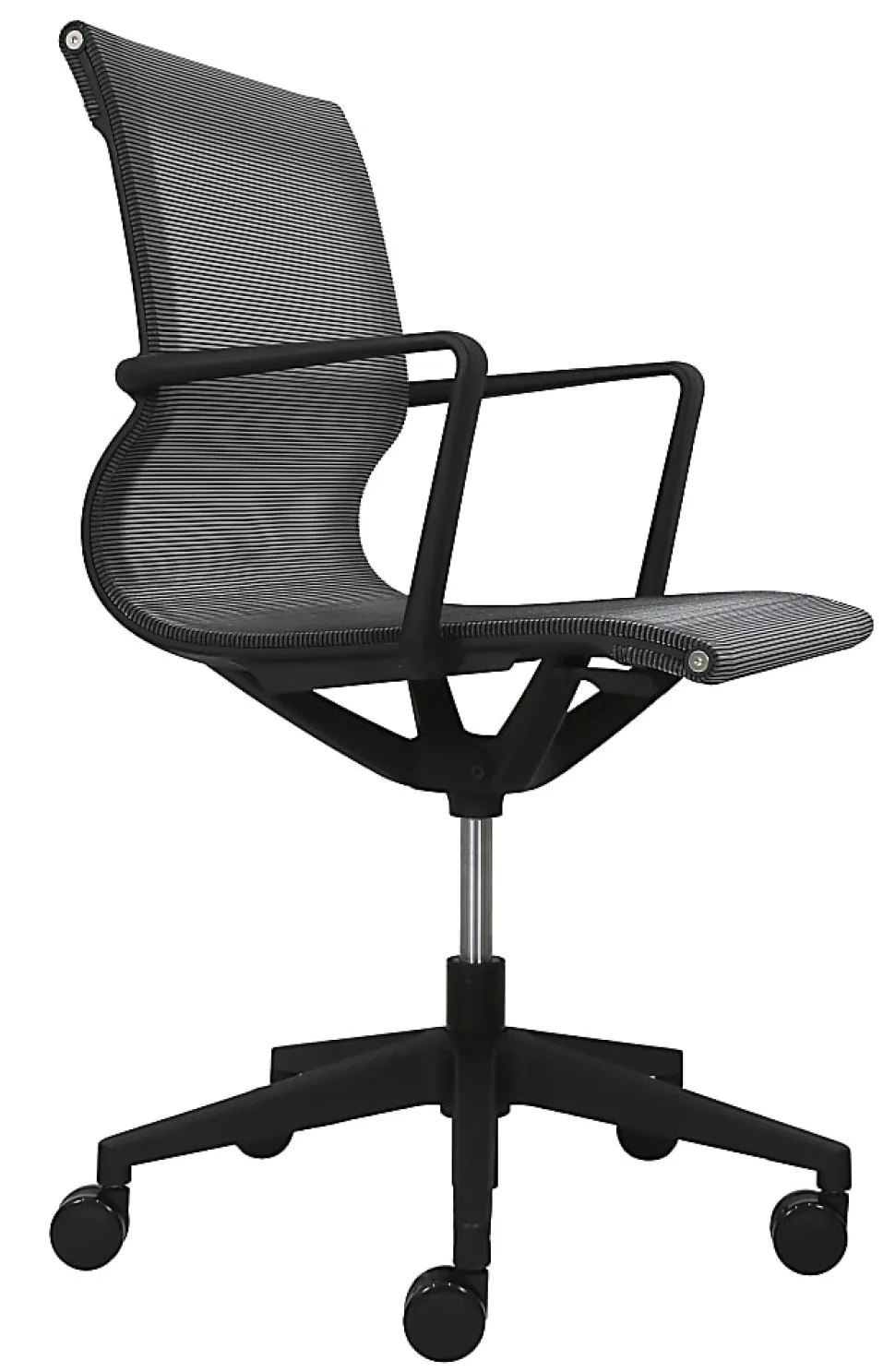 Eurotech Kinetic Mesh Task Chair With Flex Back, Black