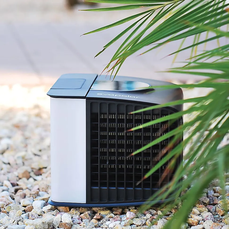 Evapolar evaSMART 3-Speed Personal Air Cooler, 10-11/16” x 9-7/16”, Stormy Gray