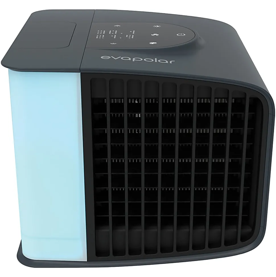 Evapolar evaSMART 3-Speed Personal Air Cooler, 10-11/16” x 9-7/16”, Stormy Gray