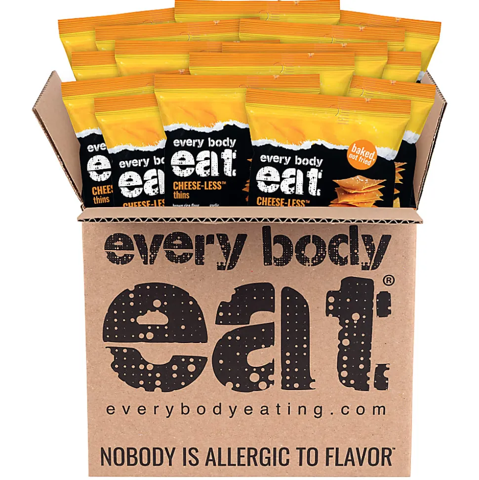 Every Body Eat Cheese-less Crackers, 1.1 Oz, Total Qty 20