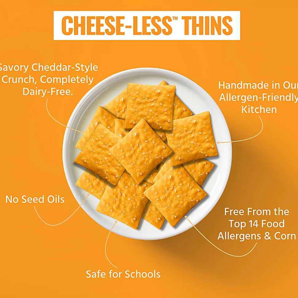 Every Body Eat Cheese-less Crackers, 1.1 Oz, Total Qty 20