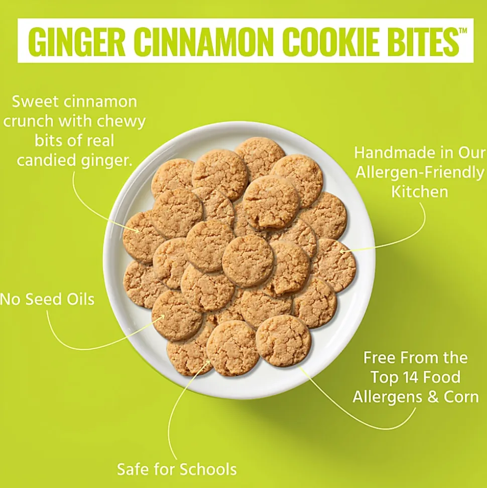 Every Body Eat Ginger Cinnamon Cookie Bites, 1.1 Oz, Total Qty 20