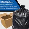 Everyday Genuine Joe Low-Density Can Liners, 60 gal Capacity, 38"x 58"x1.10 mil (28 Micron) Thickness, 100 Bags - LD385815
