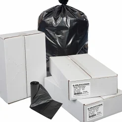 Everyday Genuine Joe Low-Density Can Liners, 33 gal Capacity, 33"x 39", 1.50 mil (38 Micron) Thickness, 100 Bags - LD333920