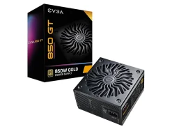 EVGA GT 850W Power Supply - Compact - 120 V AC, 230 V AC Input - 5 V DC, 3.3 V DC, 12 V DC, -12 V DC Output - 220GT0850Y1