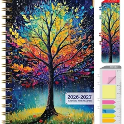 2026-2027 Excello Brands 14-Month Academic Year Hardcover Weekly/Monthly Fashion Planner, 5-1/2