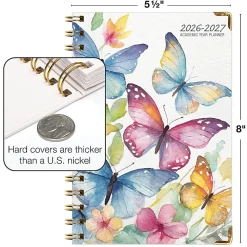 2026-2027 Excello Brands 14-Month Academic Year Hardcover Weekly/Monthly Fashion Planner, 5-1/2