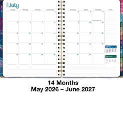 2026-2027 Excello Brands 14-Month Academic Year Hardcover Weekly/Monthly Fashion Planner, 8-1/2