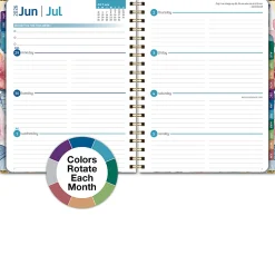 Excello Brands 2026-2027 14-Month Academic Hardcover Weekly/Monthly Fashion Planner, 8-1/2