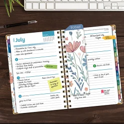 2026-2027 Excello Brands 14-Month Academic Year Hardcover Weekly/Monthly Fashion Planner, 5-1/2