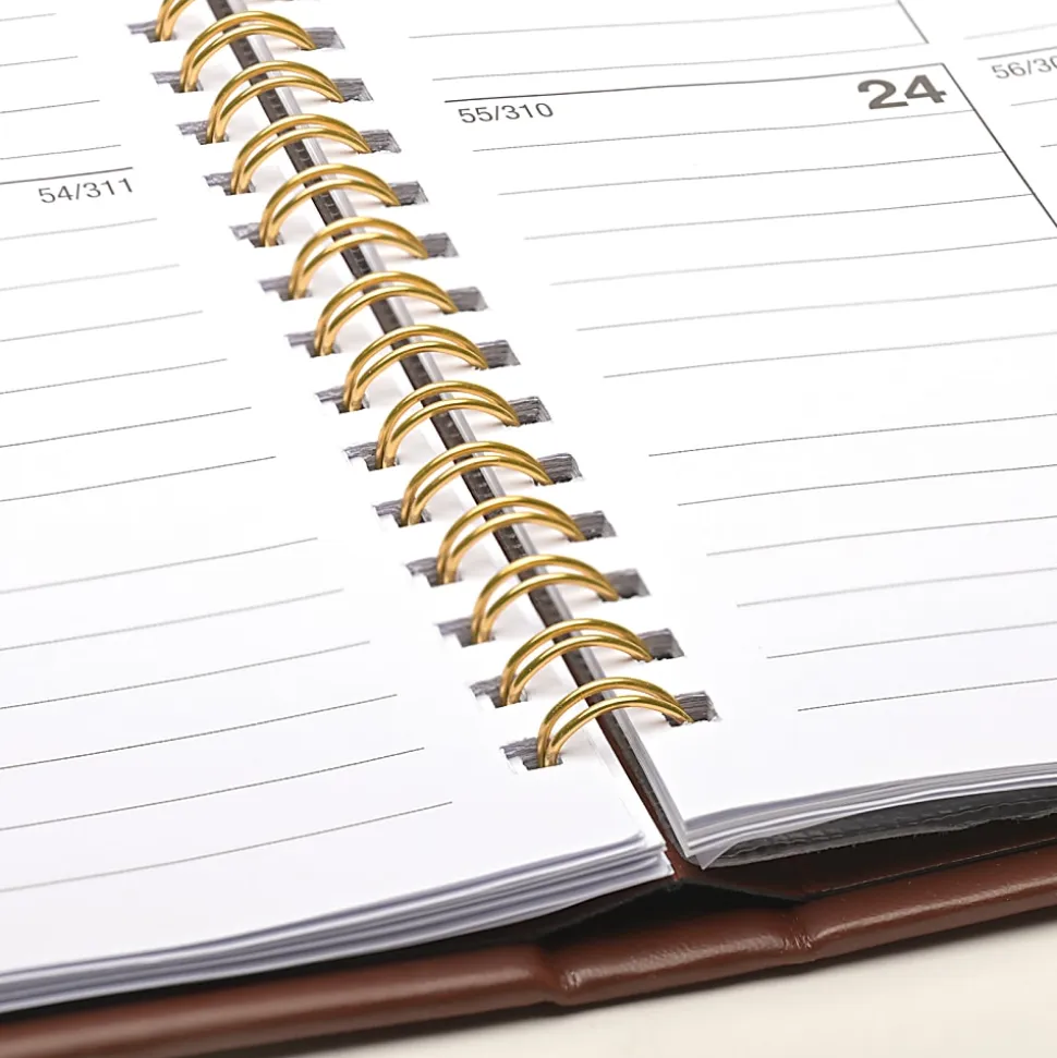 2026-2027 Excello Brands Monthly Academic Year Executive Planner, 8-1/2" x 11", Brown, June To July, Total Qty 1