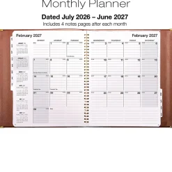 2026-2027 Excello Brands Monthly Academic Year Executive Planner, 8-1/2