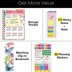 2026-2027 Excello Brands 15-Month Weekly/Monthly Academic Year Large Print Planner, 5” x 8