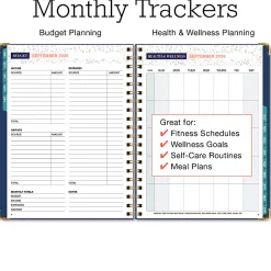 2026-2027 Excello Brands 14-Month Weekly/Monthly Academic Year Family Planner, 8-1/2