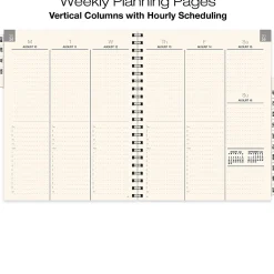 2026-2027 Excello Brands 14-Month Weekly/Monthly Academic Year Essential Planner, 8-1/2” x 11