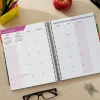 2026-2027 Excello Brands Weekly/Monthly Academic Year Deluxe Teacher Planner, 8-1/2" x 11", Watercolor Butterflies, August To July, Total Qty 1