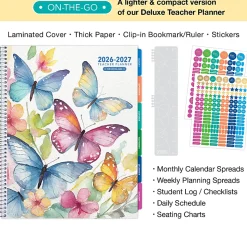 2026-2027 Excello Brands Weekly/Monthly Academic Year Teacher Planner, 8-1/2