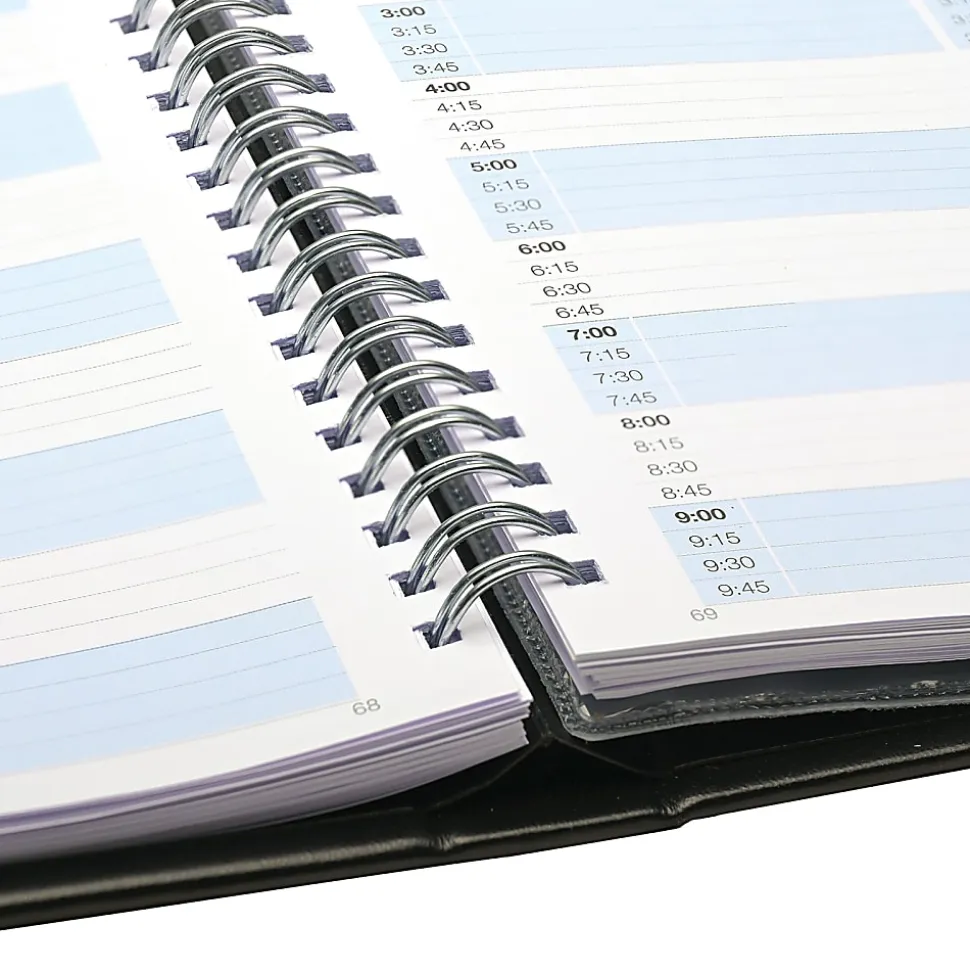 2026-2027 Excello Brands 8.5" x 11" Academic Year Executive Appointment Planner, Weekly/Monthly, 12 Month, Black