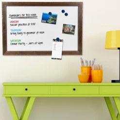 Excello Global Products Magnetic Dry-Erase Whiteboard, Steel, 24