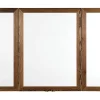 Excello Wall-Mounted Double-Sided Folding Magnetic Dry-Erase Whiteboard, Steel, 40” x 60”, White, Brown Wood Frame