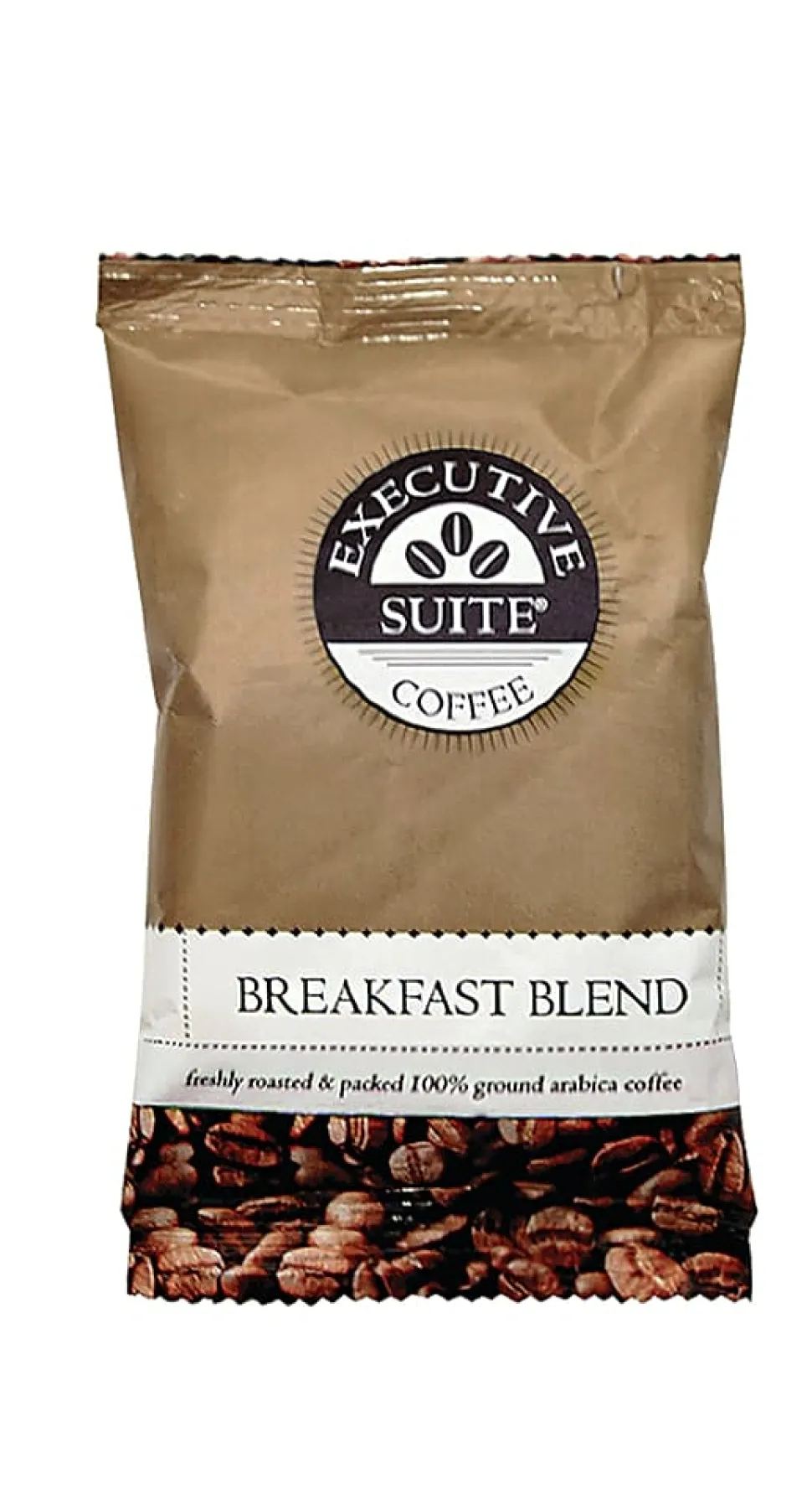 Executive Suite® Coffee Single-Serve Coffee Packets, Medium Roast, Breakfast Blend, Carton Of 42