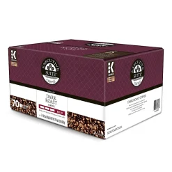 Executive Suite® Coffee Single-Serve Coffee K-Cup® Pods, Dark Roast, Carton Of 70