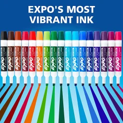 EXPO® Low-Odor Dry-Erase Markers, Chisel Point, Purple, Pack Of 12