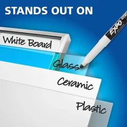 EXPO® Low-Odor Dry-Erase Markers, Bullet Point, Blue, Pack Of 12
