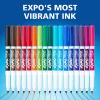 EXPO® Low-Odor Dry-Erase Markers, Fine Point, Black, Pack Of 4