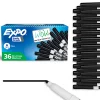 EXPO® Low-Odor Dry-Erase Markers, Fine Point, Black, Pack Of 36