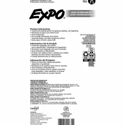 Expo Wet-Erase Markers - Fine Marker Point - Erasable - Assorted Ink - 8 Pack