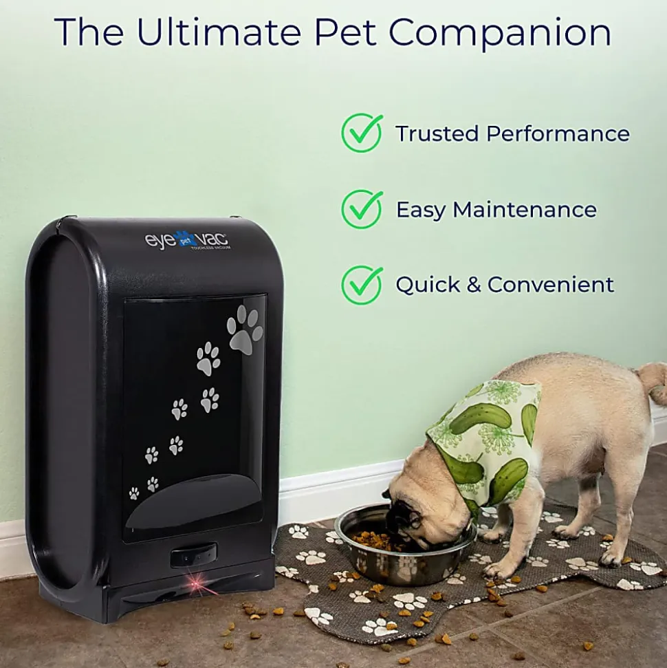 Eyevac EVPETPB Pet Touchless Vacuum, Black