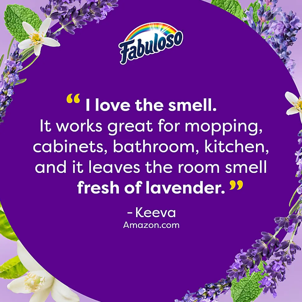 Fabuloso All-Purpose Cleaner, 56 Oz, Lavender Scent, Total Qty 6