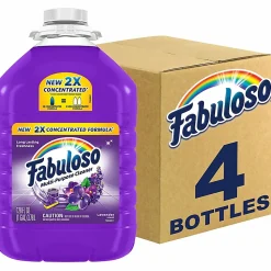 Fabuloso Multi-Purpose Cleaner, 128 Oz, Lavender Scent, Total Qty 4