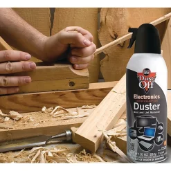 Falcon Safety Dust Off DPSXLRCP Compressed Gas, 10 Oz, Pack Of 12