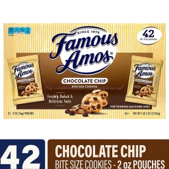 Famous Amos Chocolate Chip Cookies, 2-Oz Bag, Pack Of 42