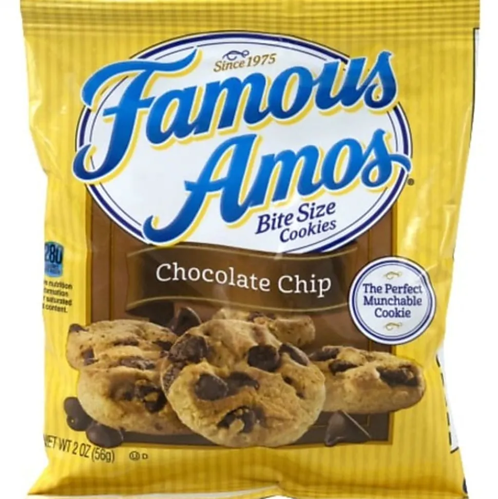 Famous Amos Chocolate Chip Cookies, 2-Oz Bag, Pack Of 42