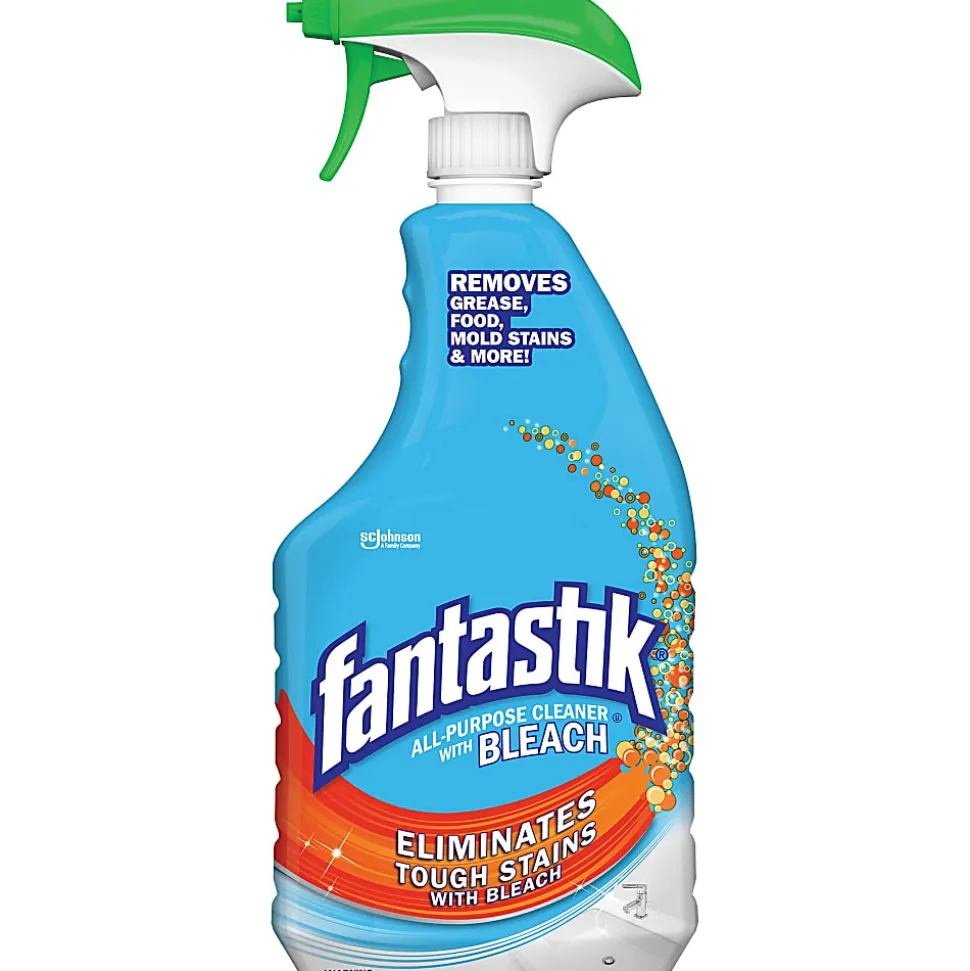 Fantastik All-Purpose Cleaner With Bleach Spray, Fresh Clean Scent, 32 Oz