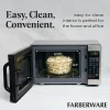 Farberware Classic FMO07AHTBKJ 0.7 Cu Ft Microwave Oven, Brushed Stainless