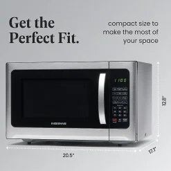Farberware Professional Microwave And Grill Oven, 1.2 Cu. Ft., Silver