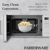 Farberware 700W Compact Countertop Microwave Oven, 0.7 Cu. Ft., White, Total Qty 1