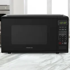Farberware 900W Microwave Oven, 0.9 Cu. Ft., Black, Total Qty 1