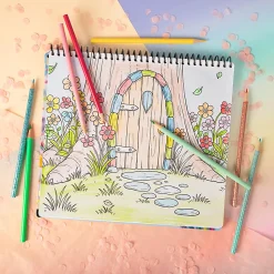 Fashion Angels Chill Axolotl Coloring & Collage Poster Set, Total Qty 1