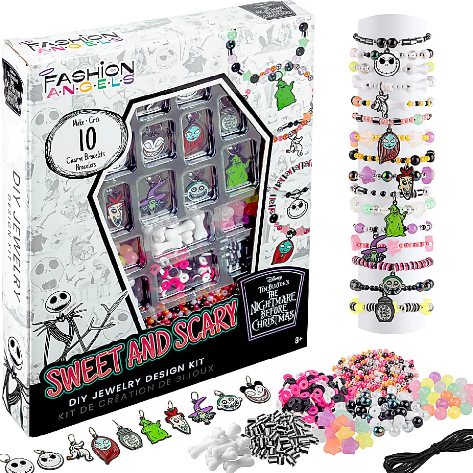 Fashion Angels Disney Tim Burton's The Nightmare Before Christmas Sweet & Scary Jewelry Kit