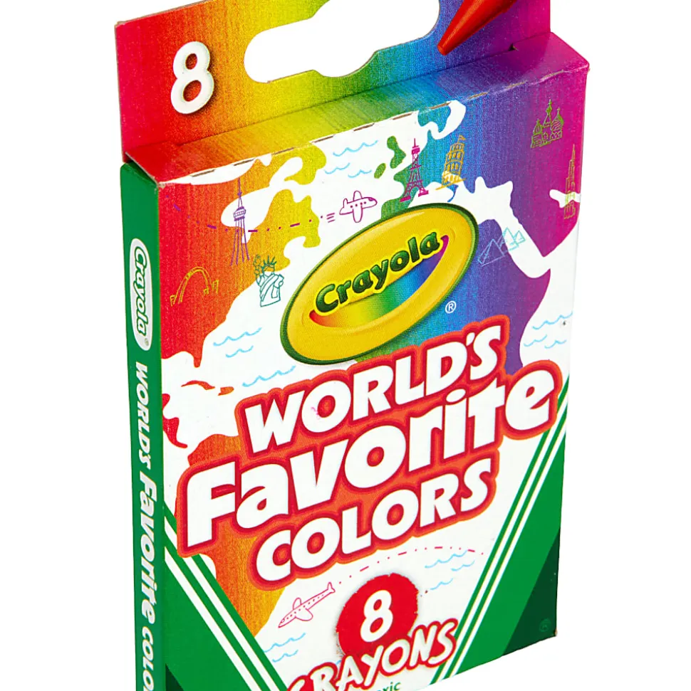 Features the top 8 of the World's Favorite Colors!